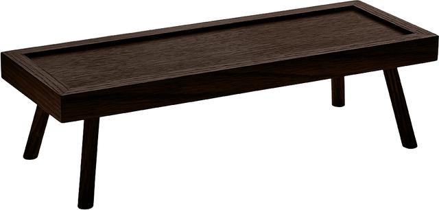 Playground Loft Presenteerplateau op voet - 360x130x100mm - Wenge