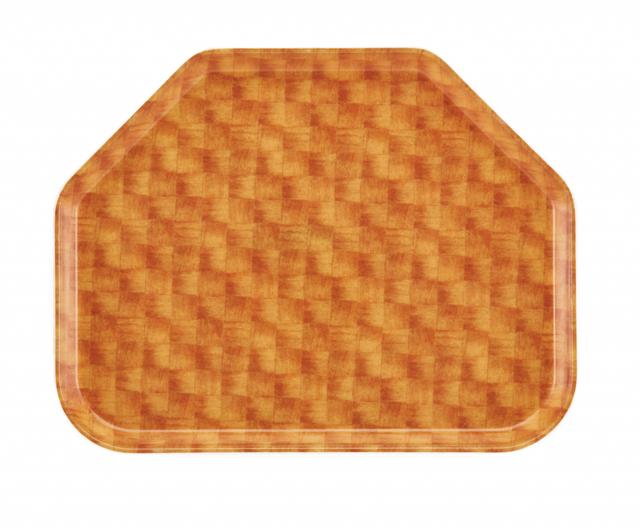 Cambro Camtray trapezium - 457x355mm - Light Basketweave
