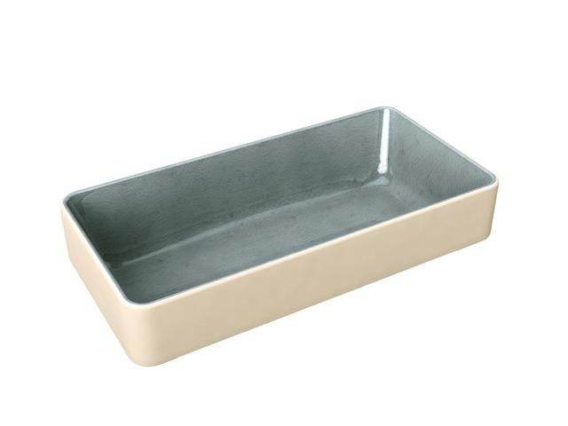 Playground Nara Schaal diep rechthoekig - 180x90x43mm - Grey