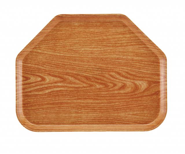 Cambro Camtray trapezium - 457x355mm - Light Elm