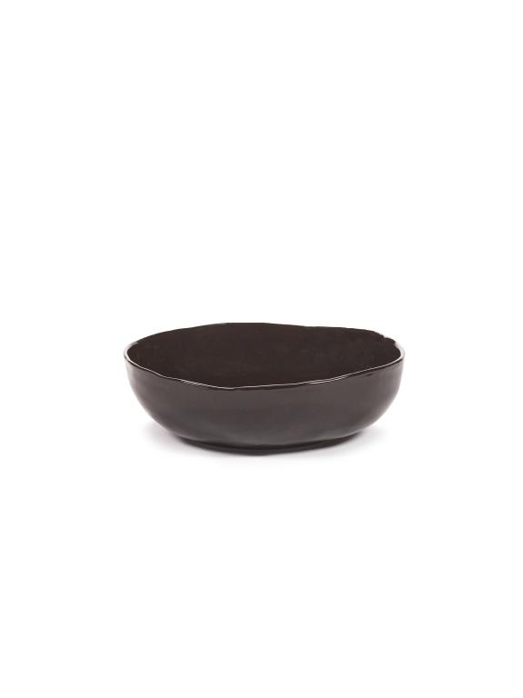 Serax La Mère tableware Schaal L - Ø220mm - H 60mm - Ebony
