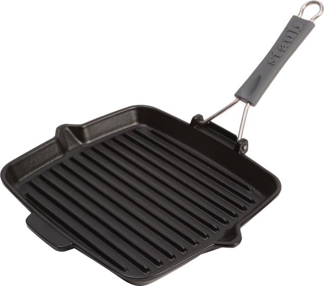 Staub Grillpan vierkant - 240x24mm - Zwart