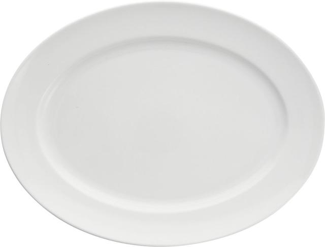 Fortessa Snow Schaal ovaal met rand - Ø360mm