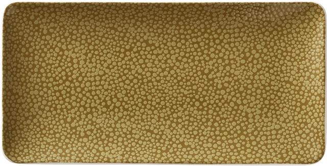 Bauscher Purity Schaal rechthoekig coupe - 178x89x20mm - Pearls Olive