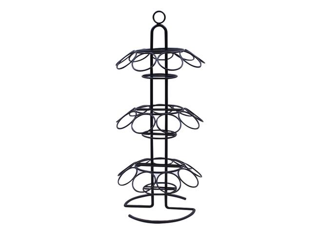 Tablecraft Presentatiehouder voor 27 wegwerpzakjes - Zwart