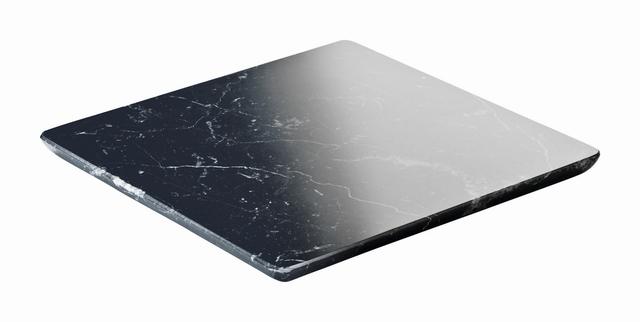 Playground Schaal vierkant marmer - 180x180x11mm - Black