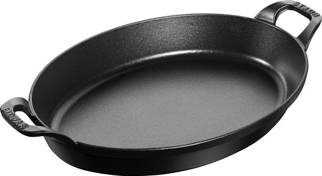 Staub Ovenschaal ovaal - 396x230x70mm - Zwart
