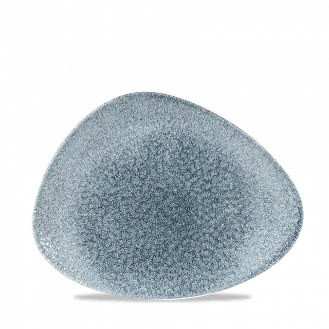 Churchill Studio Prints Raku Bord plat driehoek - 265x205mm - Topaz Blue