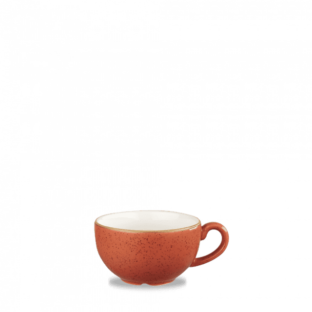 Churchill Stonecast Cappuccino kop - 0.227Ltr - Spiced Orange