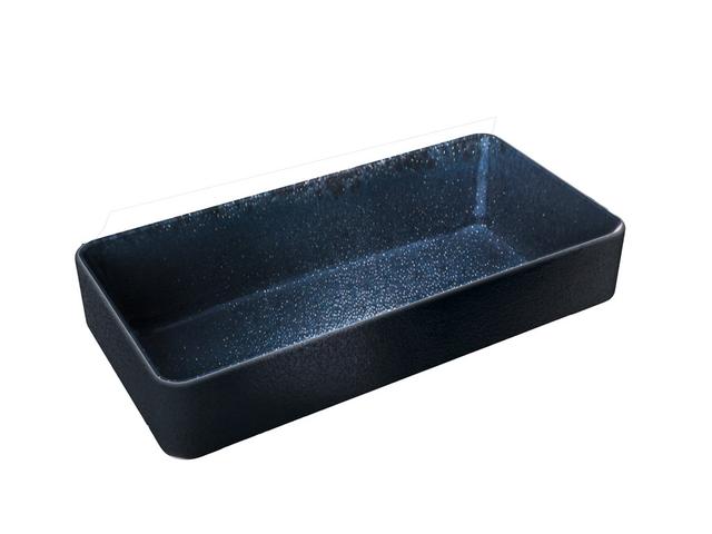 Playground Nara Schaal diep rechthoekig - 180x90x43mm - Black