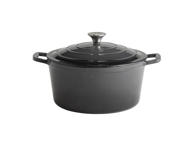 APS Kookpan met deksel 5 Stars - 6Ltr - Antraciet