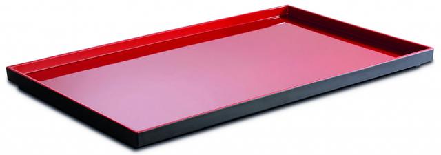 APS Plateau Asia Plus 1/1GN - 530x325x30mm - Zwart/rood