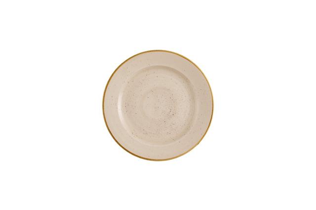 Churchill Stonecast Bord plat met rand - Ø276mm - Nutmeg Cream