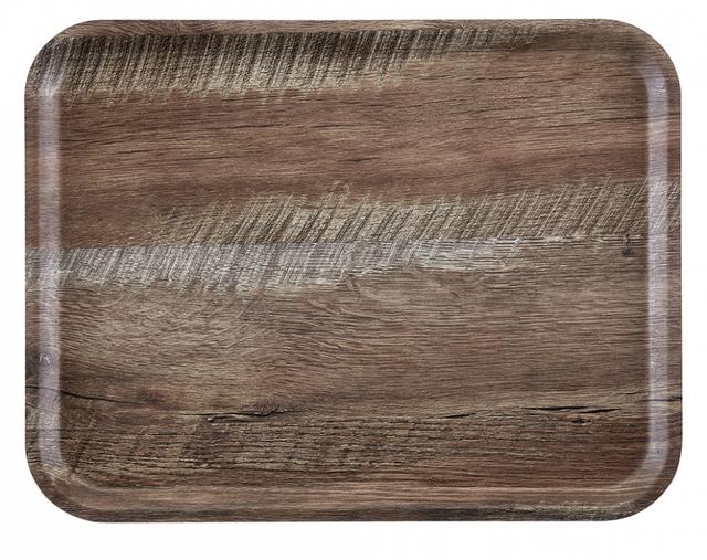 Cambro Dienblad Madeira - 360x460mm - Dark Oak