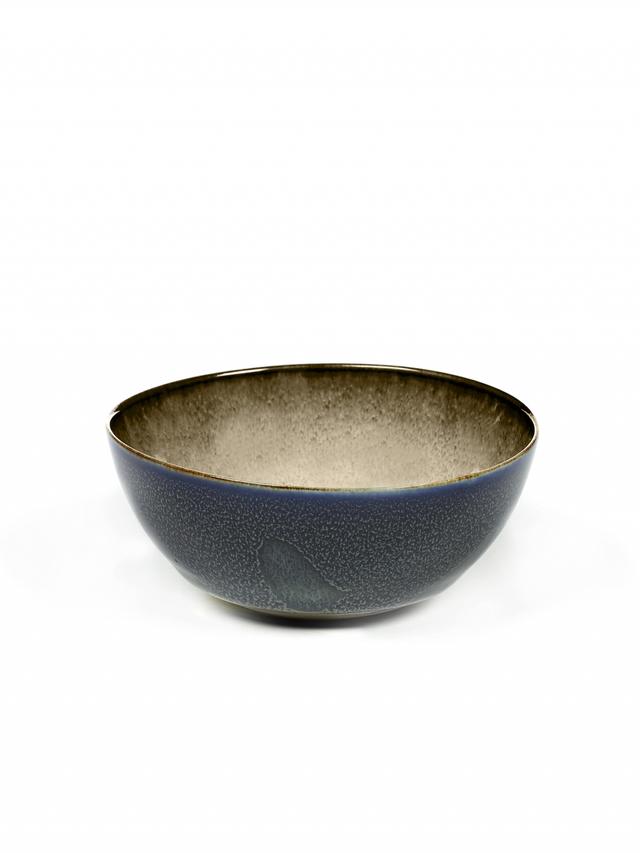 Serax Kom S - Ø108mm - H 50mm - Misty grey/dark blue