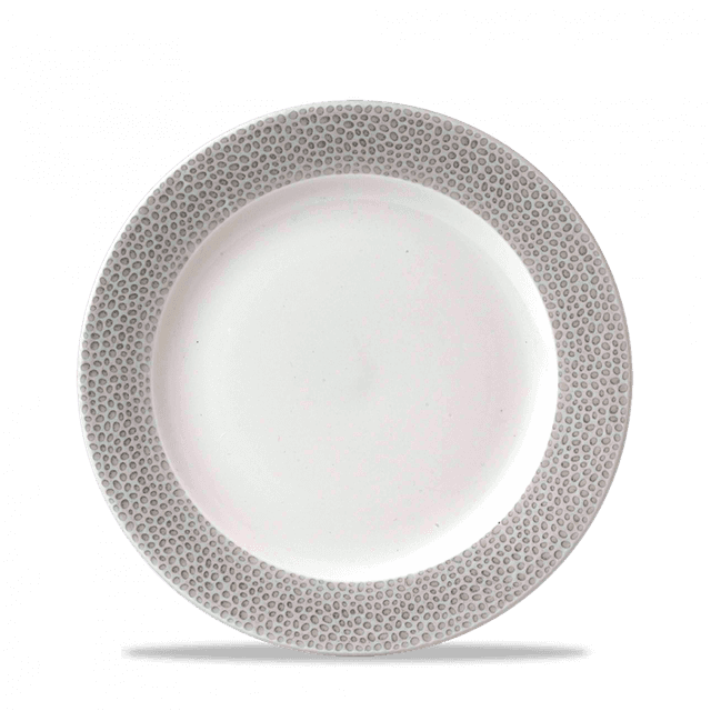 Churchill Isla Spinwash Bord plat met rand - Ø234mm - Shale Grey