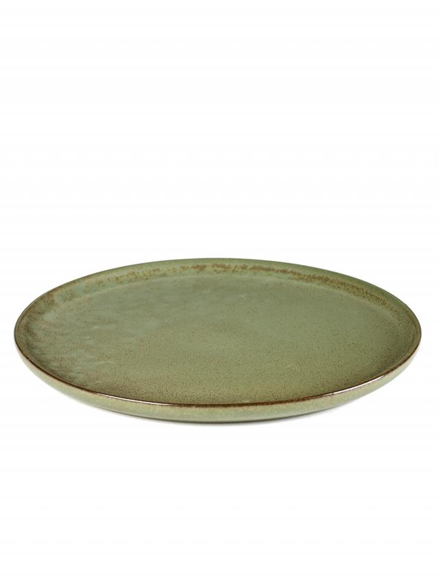 Serax Surface Bord L - Ø270mm - H 15mm - Camogreen