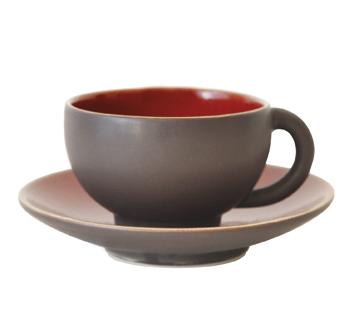 Jars Tourron Kop met schotel groot - 0.45Ltr - Cerise