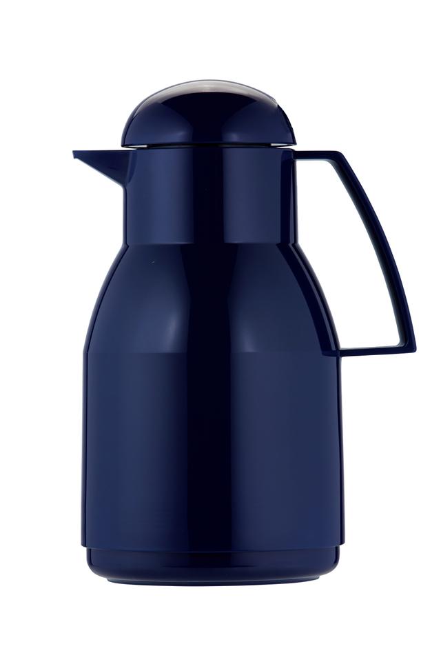 Helios Top Thermoskan kunststof - 1Ltr - Donkerblauw