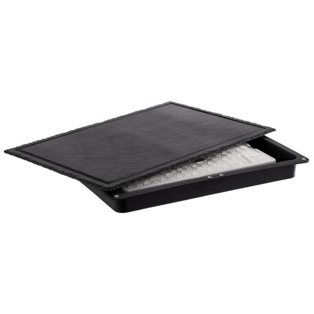 APS Buffetvitrine gekoeld Slate - 580x380x65mm - Zwart