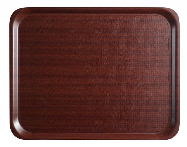 Cambro Dienblad LMT anti-slip - 460x360mm - Mahogany