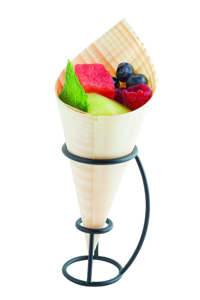 Tablecraft Presentatiehouder voor 1 wegwerpzakjes - Zwart