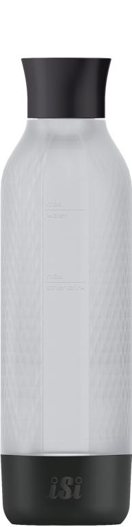 iSi Twist‘n Sparkle Virtuoso Fles - 0.95Ltr - Onyx