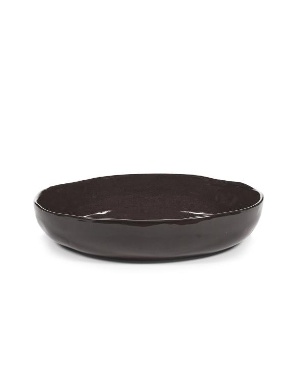Serax La Mère tableware Serveerschaal M - Ø315mm - H 60mm - Ebony