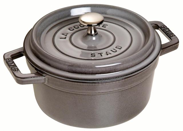 Staub Cocotte rond - Ø200mm - Grafietgrijs