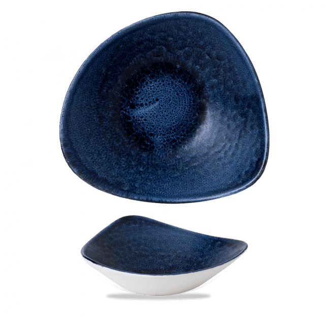 Churchill Stonecast Plume Schaal driehoek - B 235mm - Ultramarine