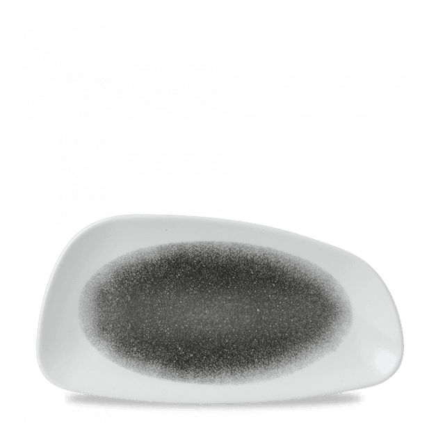 Churchill Studio Prints Raku Bord plat geo - 300x155mm - Quartz Black