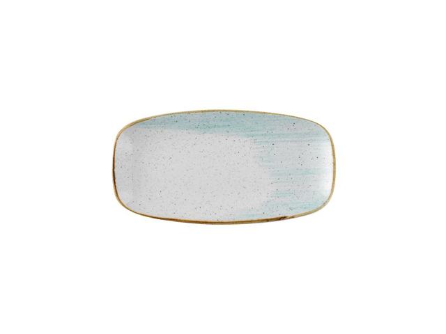 Churchill Stonecast Accents Bord plat langwerpig - 298x153mm - Duck Egg Blue