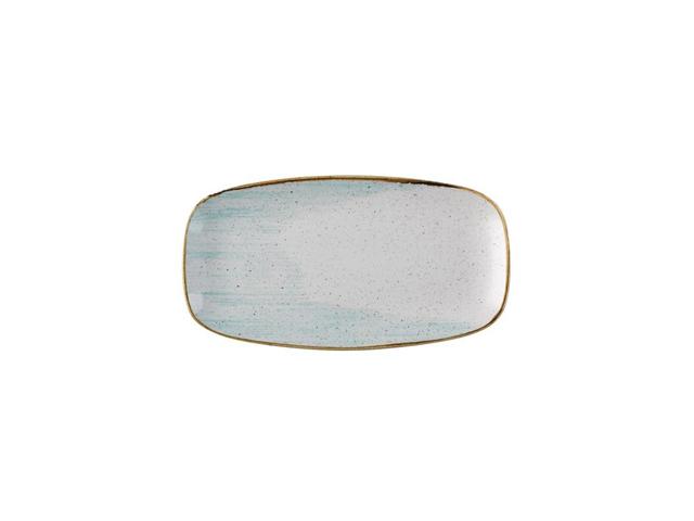 Churchill Stonecast Accents Bord plat langwerpig - 355x189mm - Duck Egg Blue