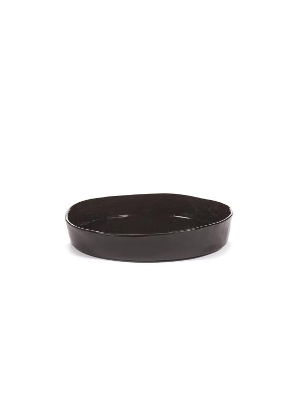 Serax La Mère tableware Bord diep M - Ø230mm - H 40mm - Ebony