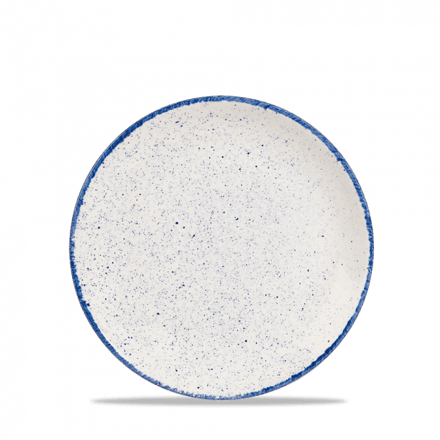 Churchill Stonecast Hints Coupebord plat - Ø165mm - Indigo Blue