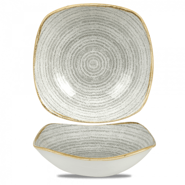 Churchill Studio Prints Homespun Schaal vierkant - 235x235mm - Stone Grey