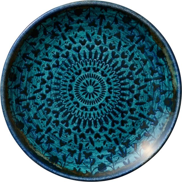 Heart & Soul Mirage Coupebord plat rond - Ø150mm - Indigo