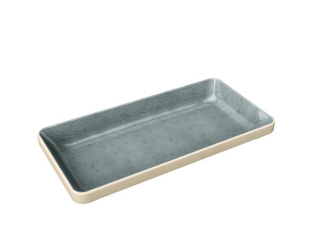 Playground Nara Schaal plat rechthoekig - 180x90x23mm - Grey