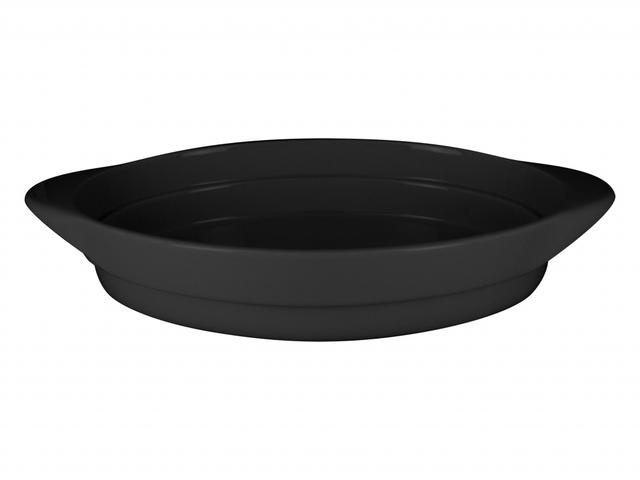 RAK Chef's Fusion Schaal ovaal zonder deksel - 372x250x60mm - Black