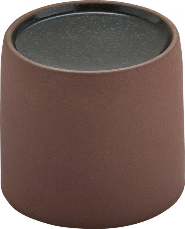 Playground 2in1 Mok zonder greep/plateau - 0.2Ltr - Brown/black