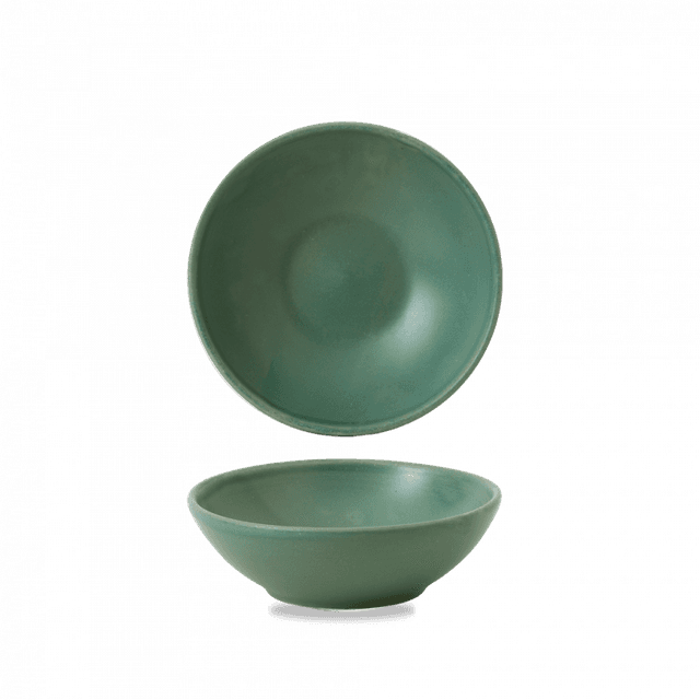 Churchill Nourish Schaal ondiep - Ø130mm - 0.26Ltr - Andorra Green