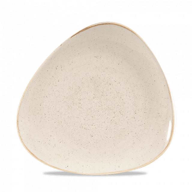 Churchill Stonecast Bord plat driehoek - B 285mm - Nutmeg Cream