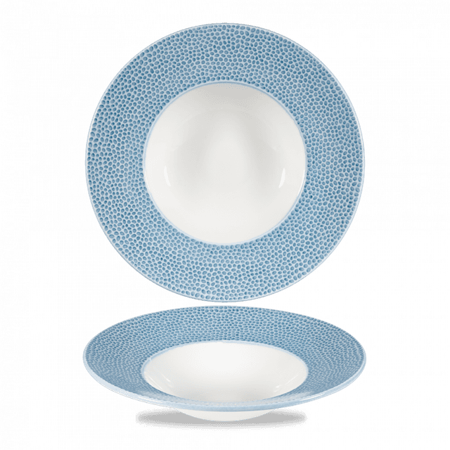 Churchill Isla Spinwash Bord diep met brede rand - Ø240mm - 0.284Ltr - Ocean Blue