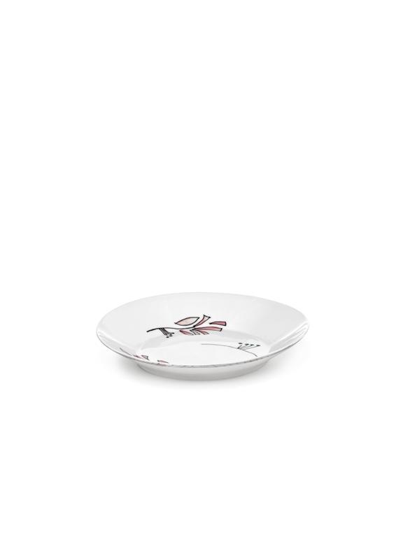 Serax Midnight Flowers Bord diep M - Ø220mm - H 32mm - Fiore Rosa