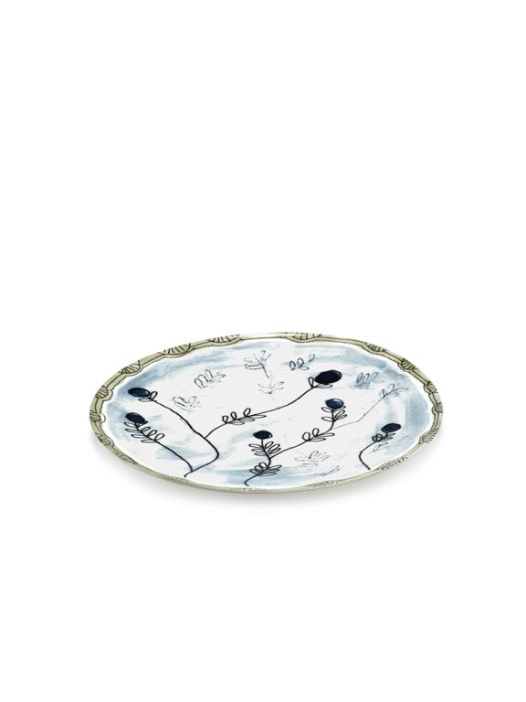 Serax Midnight Flowers Dinerbord - Ø280mm - Mirtillo Tea