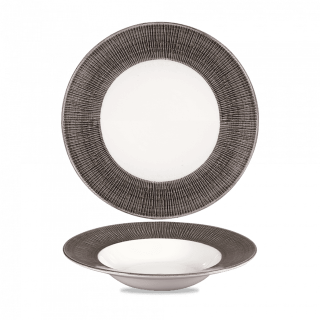 Churchill Bamboo Spinwash Bord diep met brede rand - Ø240mm - 0.284Ltr - Dusk