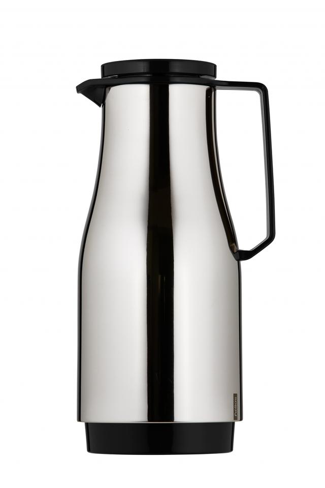 Helios Champion Thermoskan roestvrijstaal/zwart - 1.5Ltr