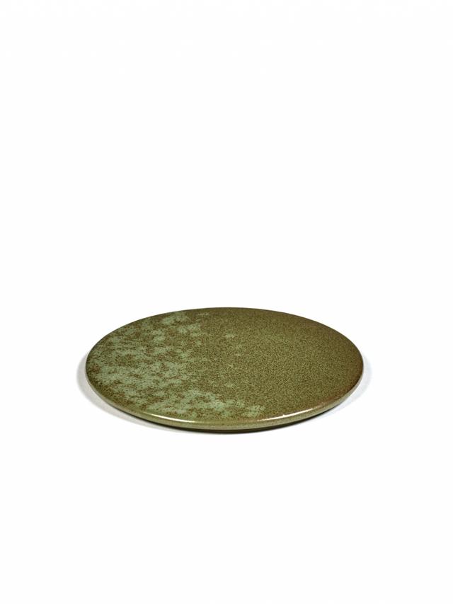 Serax Surface Kom + deksel - Ø130mm - H 50mm - Camogreen