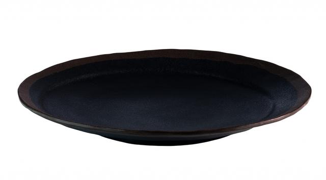 APS Bord Marone - Ø280mm - H 35mm - Zwart/bruin