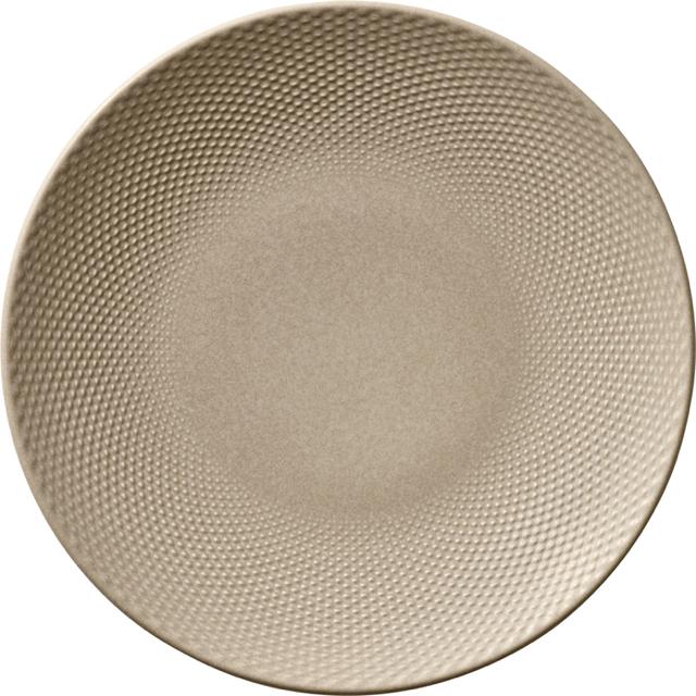 Heart & Soul Pine Coupebord plat rond met reliëf - Ø280mm - Almond